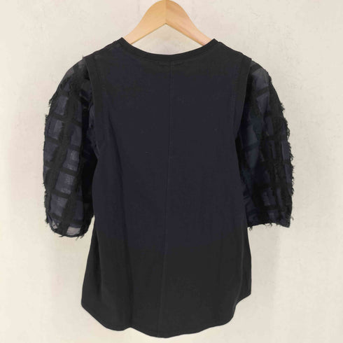 ステラシフォン STELLA CIFFON コットン 袖切替 半袖Tシャツ レディース 36