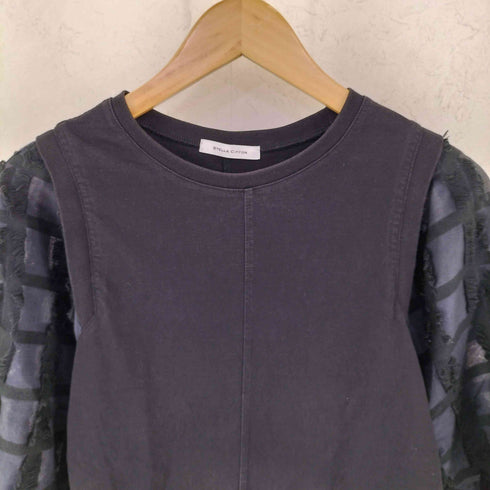 ステラシフォン STELLA CIFFON コットン 袖切替 半袖Tシャツ レディース 36