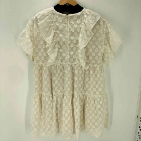 メリージェニー merry jenny 24AW flower dot ティアード ミニ ワンピース レディース FREE