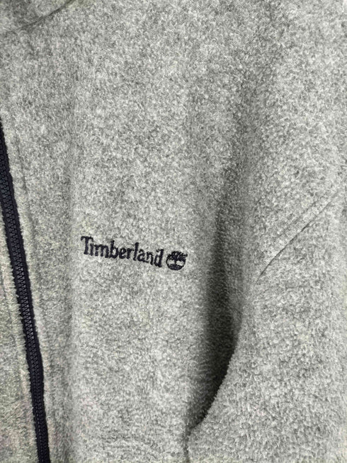 ティンバーランド Timberland 90-00S USA製 ロゴ刺繍 ジップアップ フリースジャケット メンズ import:XL