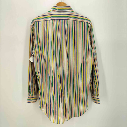 ラルフローレンゴルフ RALPH LAUREN GOLF TILDEN マルチカラー ストライプ ボタンダウンシャツ メンズ import:M