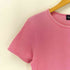 ラルフローレン RALPH LAUREN 袖ポニー刺繍 コットンクルーネックTシャツ レディース import:M