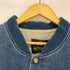 k products MADE IN USA 企業ロゴ刺繍デニムリブジャケット メンズ import:XL