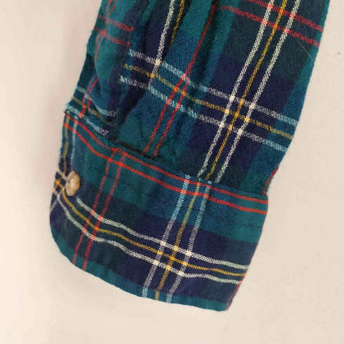 ペンドルトン PENDLETON 70S MADE IN USA L/S ボタンダウンウールシャツ メンズ import:M