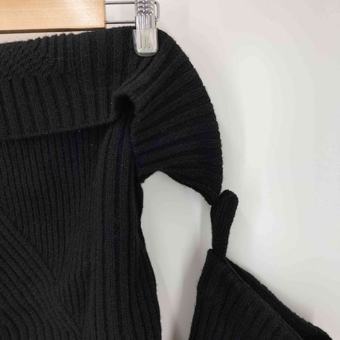 ウジョー Ujoh 23AW BROKEN LOW GAUGE KNIT ブロークン ローゲージ 二ット レディース FREE