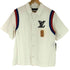 ルイヴィトン LOUIS VUITTON 21SS レザーパッチ バスケットボール 半袖シャツ メンズ import:M