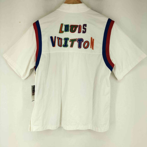 ルイヴィトン LOUIS VUITTON 21SS レザーパッチ バスケットボール 半袖シャツ メンズ import:M