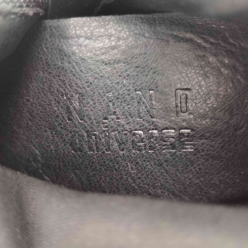 ナノユニバース NANO universe メタルモチーフ付きポインテッドトゥストレッチブーツ レディース 36