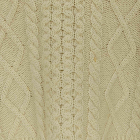 トリココムデギャルソン tricot COMME des GARCONS 90s AD1998 ウール ケーブル編み Vネックニット レディース