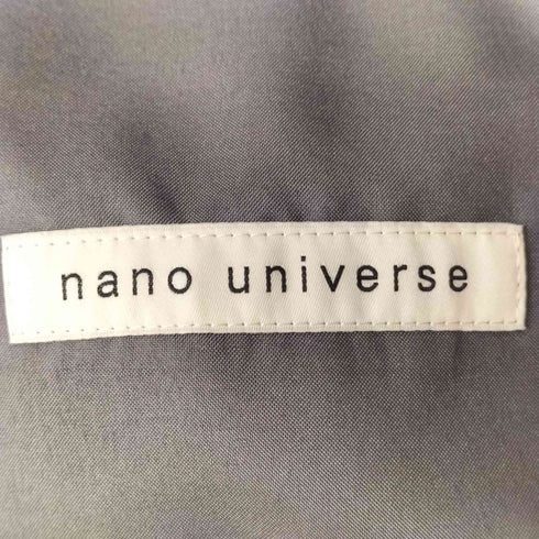 ナノユニバース NANO universe 26SS OtoNANO 大人のワイドパンツ REFLAX ECOウエザークロスパンツ メンズ JPN:M