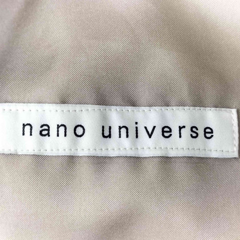 ナノユニバース NANO universe 26SS OtoNANO 大人のワイドパンツ REFLAX ECOウエザークロスパンツ メンズ JPN:M