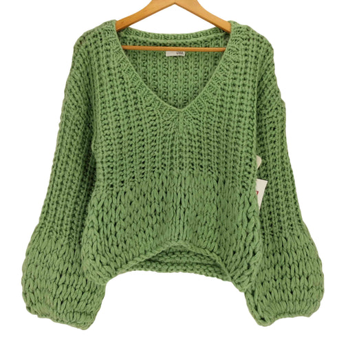 ジェイダ GYDA handknittingボリュームスリーブニットトップス レディース FREE