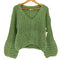 ジェイダ GYDA handknittingボリュームスリーブニットトップス レディース FREE