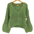 ジェイダ GYDA handknittingボリュームスリーブニットトップス レディース FREE