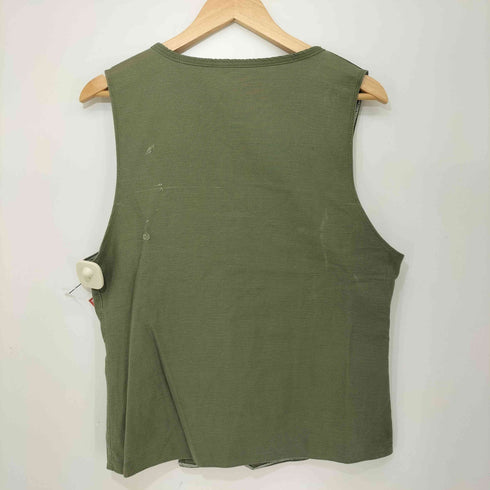 ユーエスアーミー U.S. ARMY 1970年製 リメイク 54th Medical Detachment ワッペン ファティーグシャツ ベスト メンズ