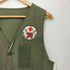 ユーエスアーミー U.S. ARMY 1970年製 リメイク 54th Medical Detachment ワッペン ファティーグシャツ ベスト メンズ