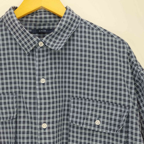 シーピーシーエム CPCM ミニチェックフィッシングシャツ メンズ JPN:L