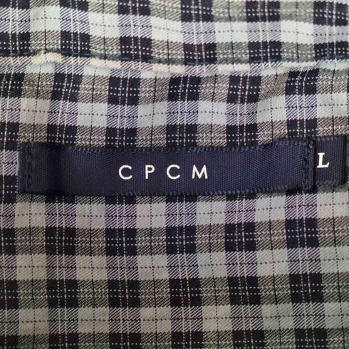 シーピーシーエム CPCM ミニチェックフィッシングシャツ メンズ JPN:L