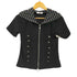 ZIPPER CLUB napoleon zip hoodie ナポレオン クロップド ジップ フーディー パーカー Y2K レディース JPN:S