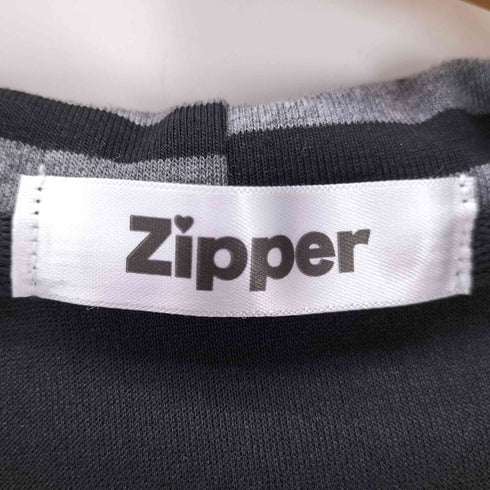 ZIPPER CLUB napoleon zip hoodie ナポレオン クロップド ジップ フーディー パーカー Y2K レディース JPN:S