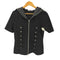 ZIPPER CLUB napoleon zip hoodie ナポレオン クロップド ジップ フーディー パーカー Y2K レディース JPN:S