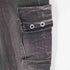 ミームセレクト me+em select cargo design vintage-like damage stretch flare denim カーゴ デザイン ヴィンテージ ライク ダメージ ストレッチ フレア デニム Y2K レディース S