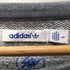 アディダス adidas トレフォイル ロゴ ショルダー ジップ クロップド ボーダー カットソー レディース import:L