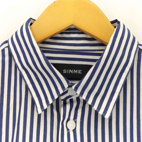 シンメ SINME Striped shirt 半袖クロップドストライプシャツ レディース JPN:M