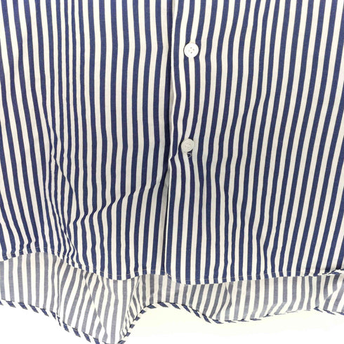 シンメ SINME Striped shirt 半袖クロップドストライプシャツ レディース JPN:M