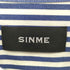 シンメ SINME Striped shirt 半袖クロップドストライプシャツ レディース JPN:M