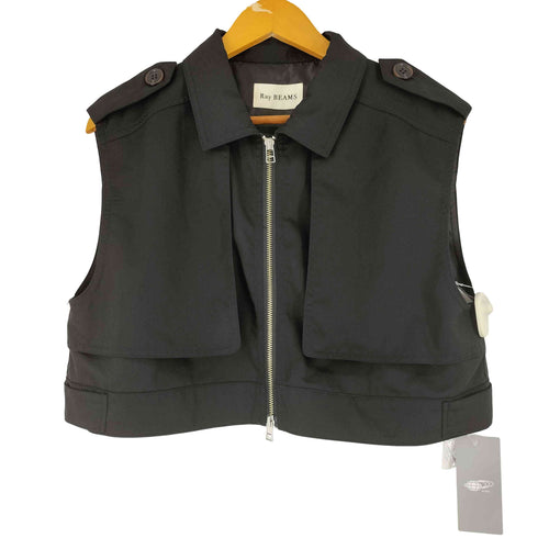 レイビームス Ray BEAMS 26SS ジップ ヨーク ベスト レディース FREE