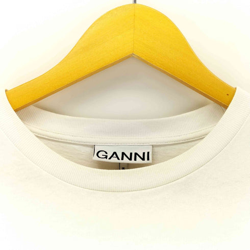 ガニー Ganni 24AW Future Heavy Jersey Palm Long Sleeve T-shirt フューチャーヘビージャージーパルムロングスリーブTシャツ メンズ import:S