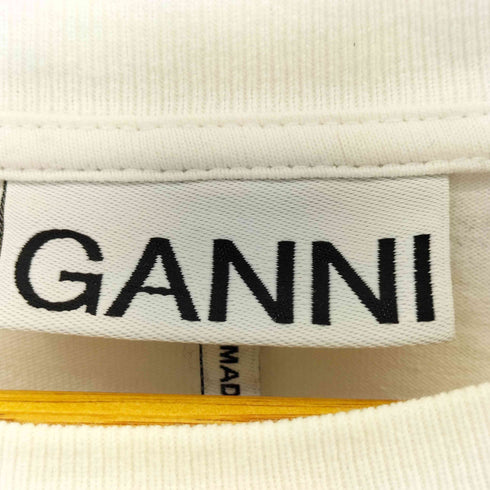 ガニー Ganni 24AW Future Heavy Jersey Palm Long Sleeve T-shirt フューチャーヘビージャージーパルムロングスリーブTシャツ メンズ import:S