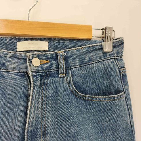 アモーメント amomento 24FW コットンテーパードドデニムパンツ レディース 0