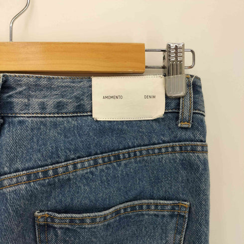 アモーメント amomento 24FW コットンテーパードドデニムパンツ レディース 0