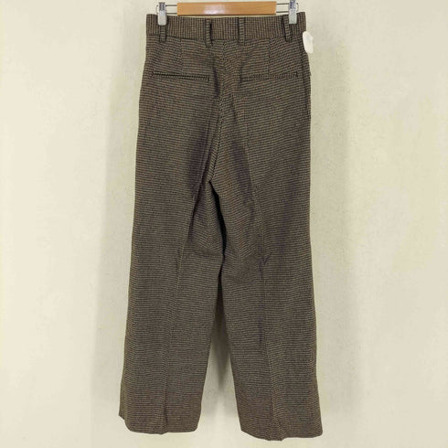 ジャーナルスタンダードレサージュ JOURNAL STANDARD Lessage 25AW チェック パンツ ウール レーヨン 1タック チェック パンツ レディース 38