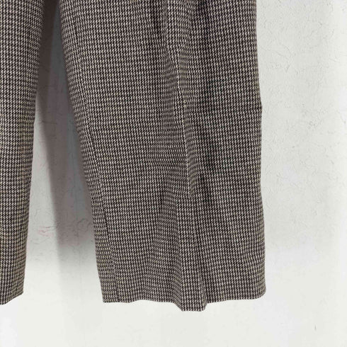 ジャーナルスタンダードレサージュ JOURNAL STANDARD Lessage 25AW チェック パンツ ウール レーヨン 1タック チェック パンツ レディース 38