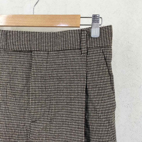 ジャーナルスタンダードレサージュ JOURNAL STANDARD Lessage 25AW チェック パンツ ウール レーヨン 1タック チェック パンツ レディース 38