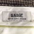 ジャーナルスタンダードレサージュ JOURNAL STANDARD Lessage 25AW チェック パンツ ウール レーヨン 1タック チェック パンツ レディース 38