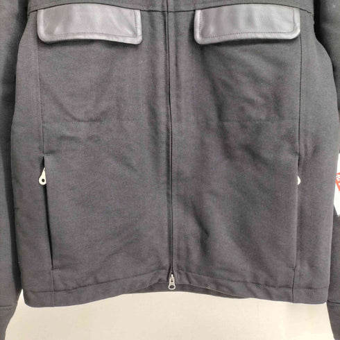 ハーレーダビッドソン HARLEY-DAVIDSON Bar & Shield ウイングモチーフ バー&シールド 刺繍ロゴ 襟レザー 中綿ワークジャケット メンズ import:S