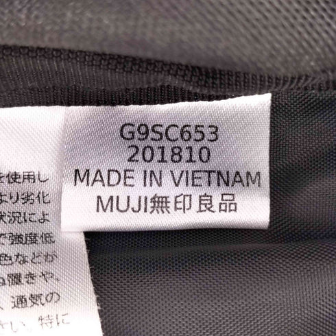 ムジルシリョウヒン 無印良品 肩の負担を軽くする 撥水 リュックサック メンズ