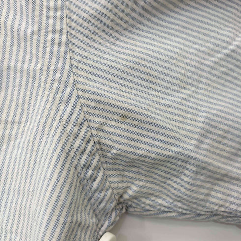 ラルフローレン RALPH LAUREN 90s~00s CLASSIC FIT ストライプ ポニー刺繍 マチ付き 長袖ボタンダウンシャツ メンズ import:M