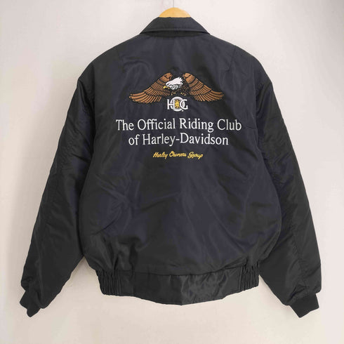 ハーレーダビッドソン HARLEY-DAVIDSON H.O.G. HARLEY OWNERS GROUP ハーレー・オーナーズ・グループ フライトジャケット メンズ import:M