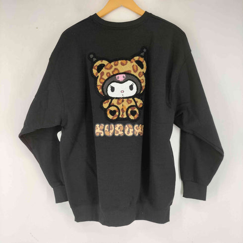 両面キャラクター刺繍 クルーネックスウェット レディース JPN:L