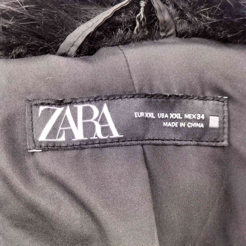ザラ ZARA フェイスファーショートコート メンズ import:XXL