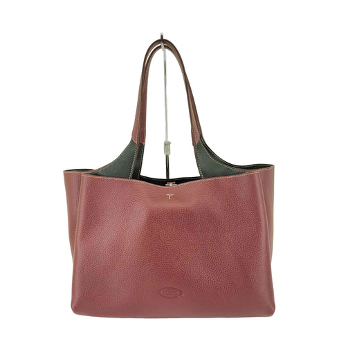トッズ TOD’S カラーブロック レザートートバッグ レディース