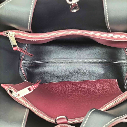 トッズ TOD’S カラーブロック レザートートバッグ レディース