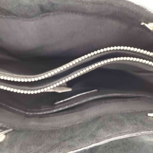 ザラ ZARA スウェードレザー スタッズ チェーン ショルダーバック レディース