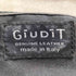GIUDIT イタリア製 パイソン柄 スエード 本革 ターンロック スタッズ ハンドバック トートバック レディース