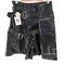 ブラックコムデギャルソン BLACK COMME des GARCONS 26SS フェイクレザー バックル ハーフパンツ メンズ M